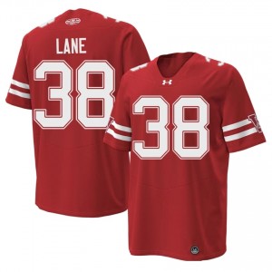 Red Mason Lane #38 Wisconsin Men 1980 Throwback Jersey | Badger Nation Football Apparel 80255506