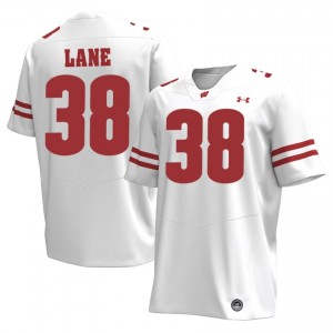 Mason Lane #38 Wisconsin Jersey | Elite White Men Football Kit 17829605