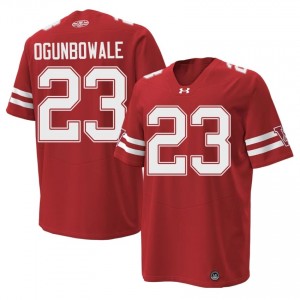 Red Dare Ogunbowale #23 Wisconsin Men 1980 Throwback Jersey | Badger Nation Football Apparel 47933729