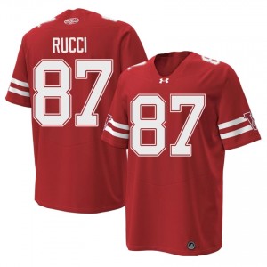 Red Hayden Rucci #87 Wisconsin Men 1980 Throwback Jersey | Badger Nation Football Apparel 11175101