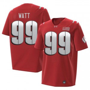 J.J. Watt Wisconsin #99 2026 Jersey | Official Badgers Red Men Player Football Uniform 88853926