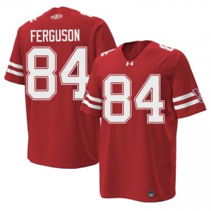 Red Jake Ferguson #84 Wisconsin Men 1980 Throwback Jersey | Badger Nation Football Apparel 70707904