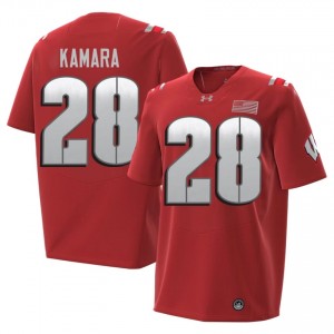 Jon Jon Kamara Wisconsin #28 2026 Jersey | Official Badgers Red Men High School Football Uniform 92713251