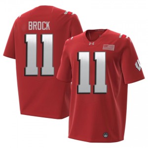 Kash Brock Wisconsin #11 2026 Jersey | Official Badgers Red Men High School Football Uniform 35681019
