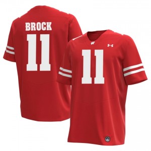 #11 Kash Brock UW Badgers Men Premium Stitched Football Jersey | Red Player Game-Day Style 48952638