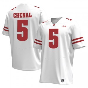 Leo Chenal #5 UW Jersey | Elite White Men Football Kit 46940064