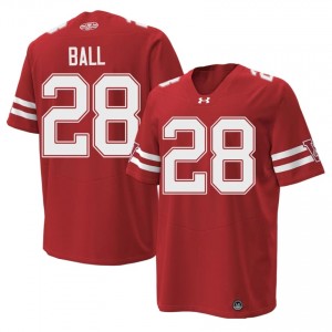 Red Montee Ball #28 Wisconsin Men 1980 Throwback Jersey | Badger Nation Football Apparel 76255925