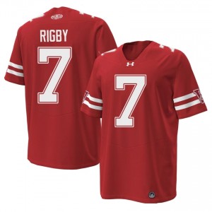 Red Shamar Rigby #7 Wisconsin Men 1980 Throwback Jersey | Badger Nation Football Apparel 43009449