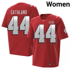Cooper Catalano #44 UW Badgers 2026 Jersey | Elite Red Women Football Kit 86951376