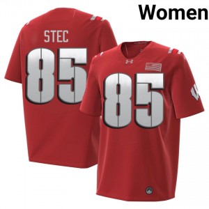 Grant Stec #85 UW 2026 Jersey | Elite Red Women Football Kit 31385574
