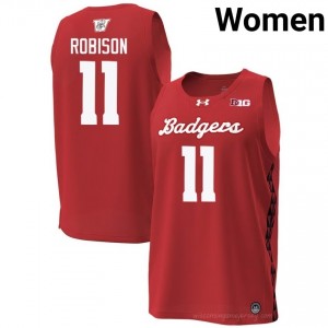 Red Jack Robison #11 Wisconsin Women Special Game Jersey | Badger Nation Basketball Apparel 14238996