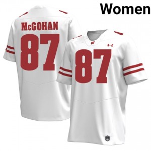 UW Jackson McGohan Women Jersey | #87 White College Football Gear 33351244