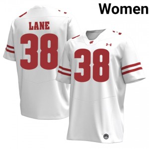 UW Mason Lane Women Jersey | #38 White College Football Gear 29877038