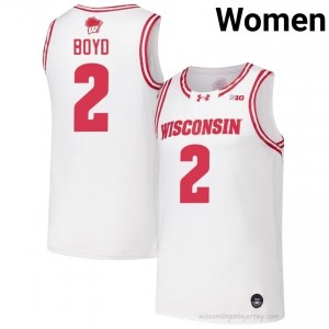 Nick Boyd #2 UW Jersey | Elite White Women Basketball Kit 12106930
