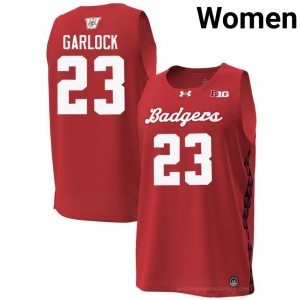 Wisconsin Badgers Will Garlock Women Special Game Jersey | #23 Red University Hoops Gear 44826233