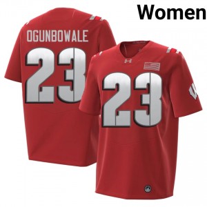 Dare Ogunbowale #23 Wisconsin Badgers 2026 Jersey | Elite Red Women Football Kit 18748522