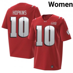 Ryan Hopkins #10 UW Badgers 2026 Jersey | Elite Red Women Football Kit 35010467
