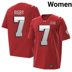 Shamar Rigby #7 Wisconsin Badgers 2026 Jersey | Elite Red Women Football Kit 44025316