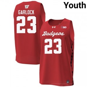 Red Will Garlock #23 Wisconsin Youth Special Game Jersey | Badger Nation Basketball Apparel 81680848