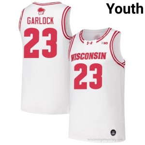 Will Garlock #23 UW Jersey | Elite White Youth Basketball Kit 22284243