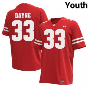 Red Ron Dayne #33 Wisconsin Youth Jersey | Badger Nation Football Apparel 48341244