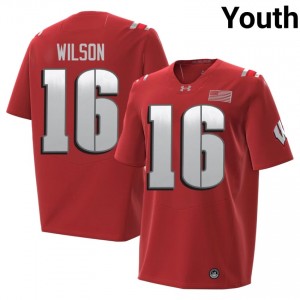 UW Russell Wilson Youth 2026 Jersey | #16 Red College Football Gear 90314129